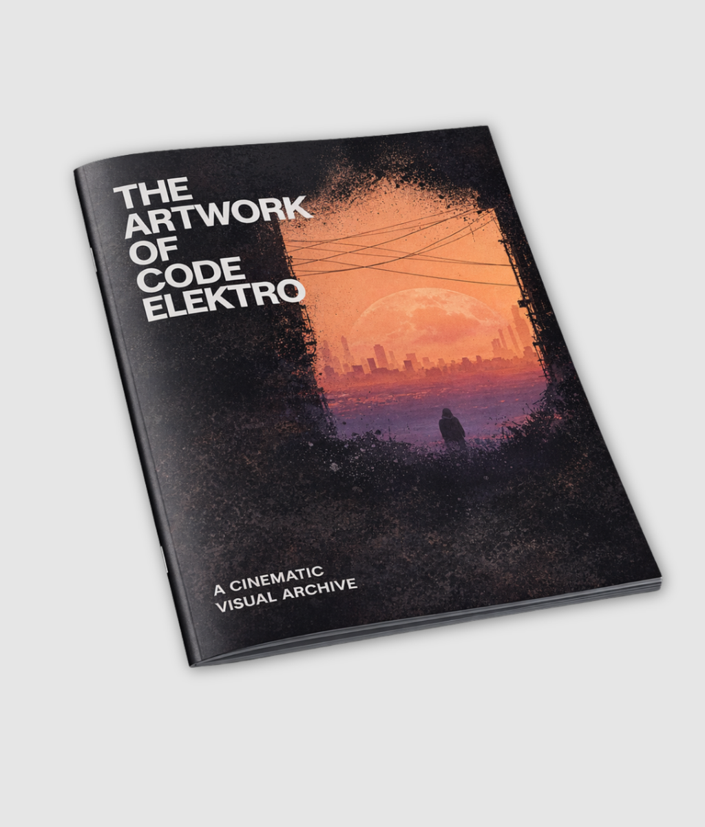 The Artwork of Code Elektro — synthwave sci-fi art book digital edition