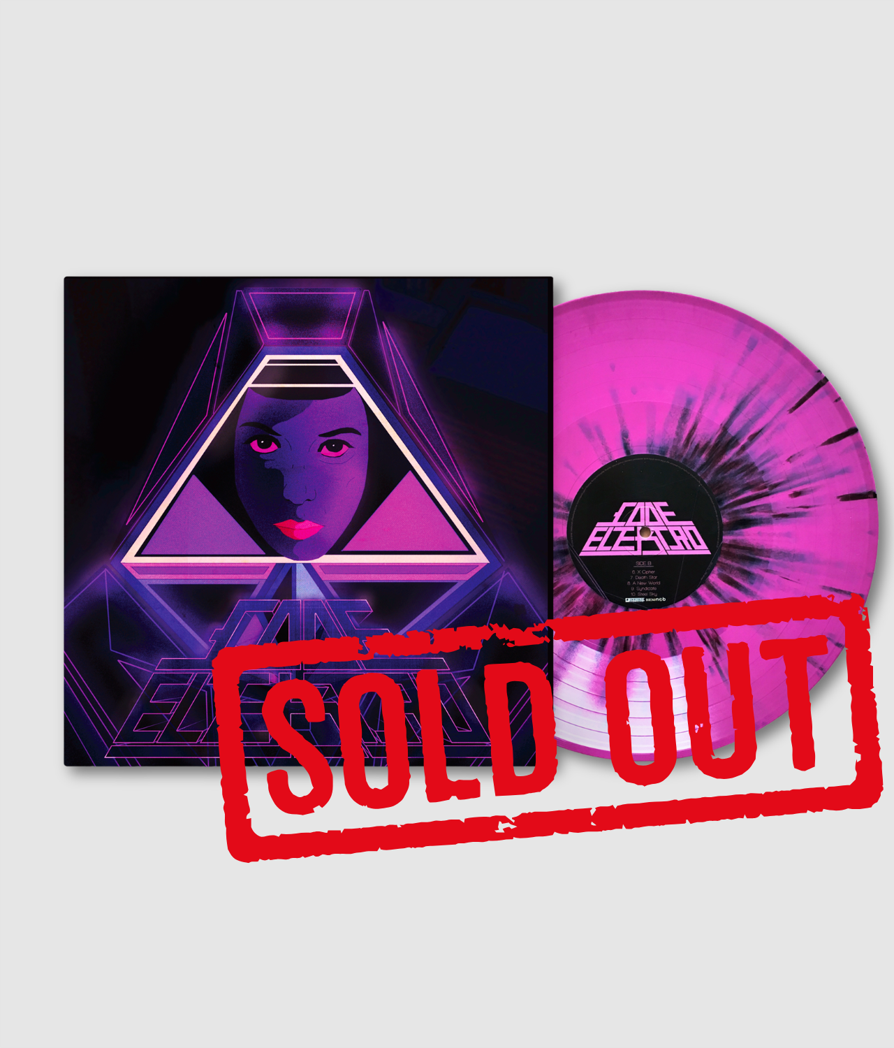 Superstrings Purple w. black splatter