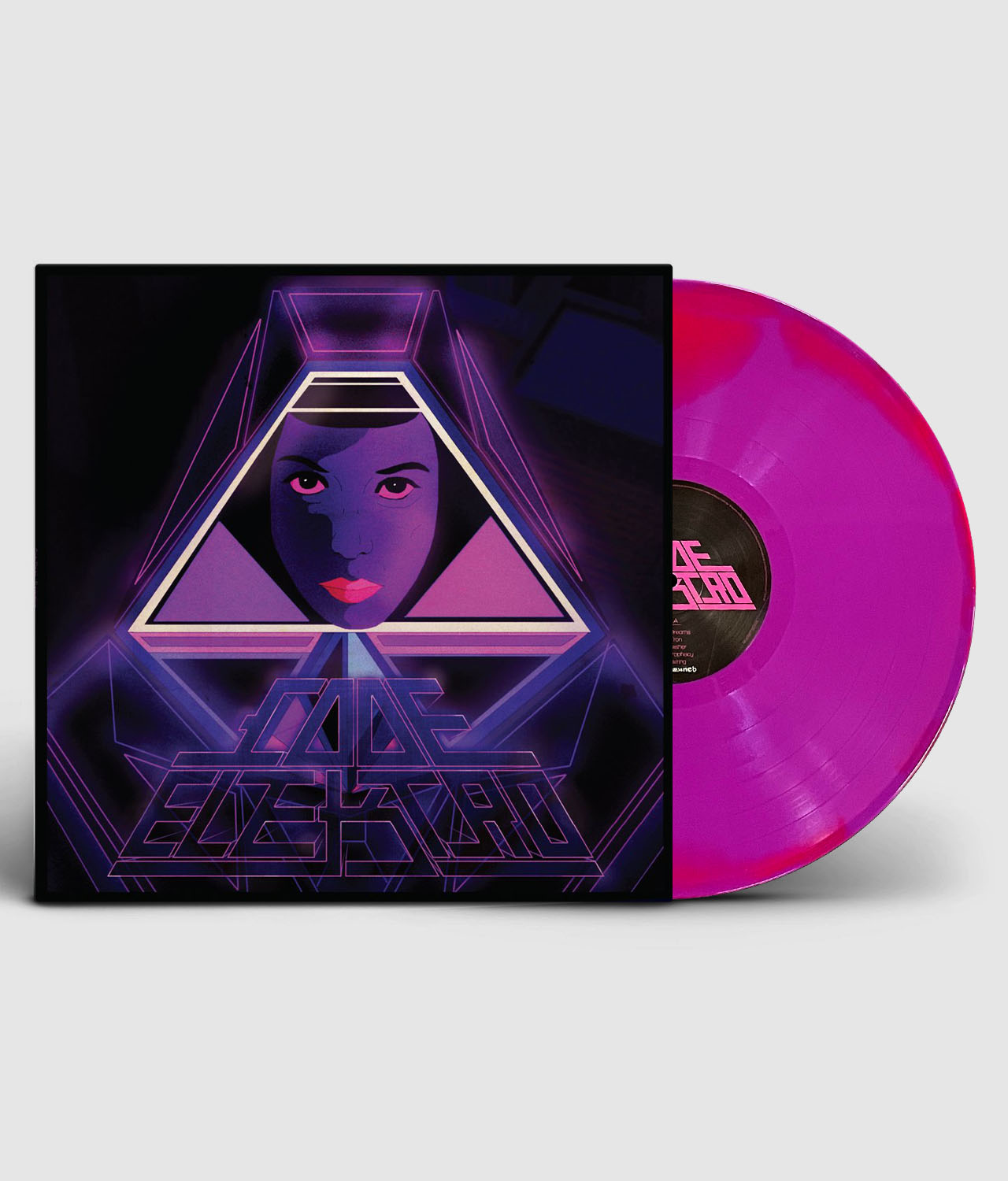 Superstrings Purple with black splatter limited edition vinyl by Code Elektro
