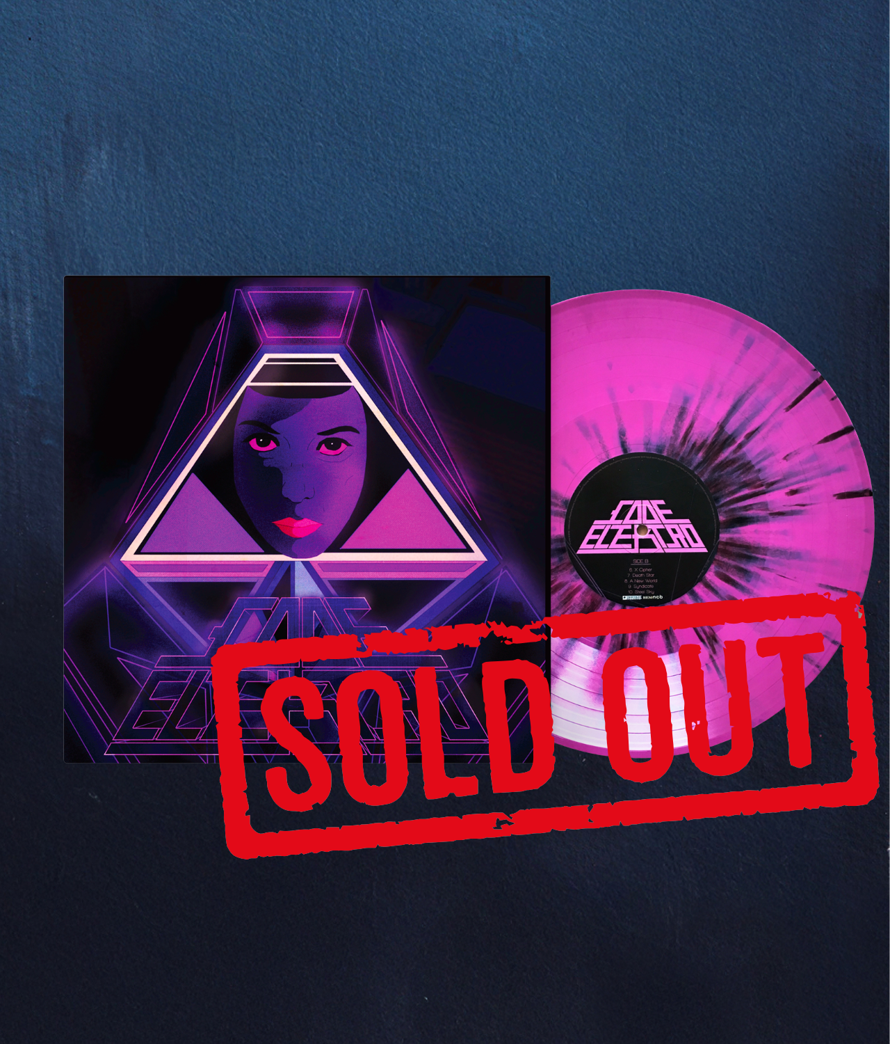 Superstrings Purple w. black splatter - SOLD OUT