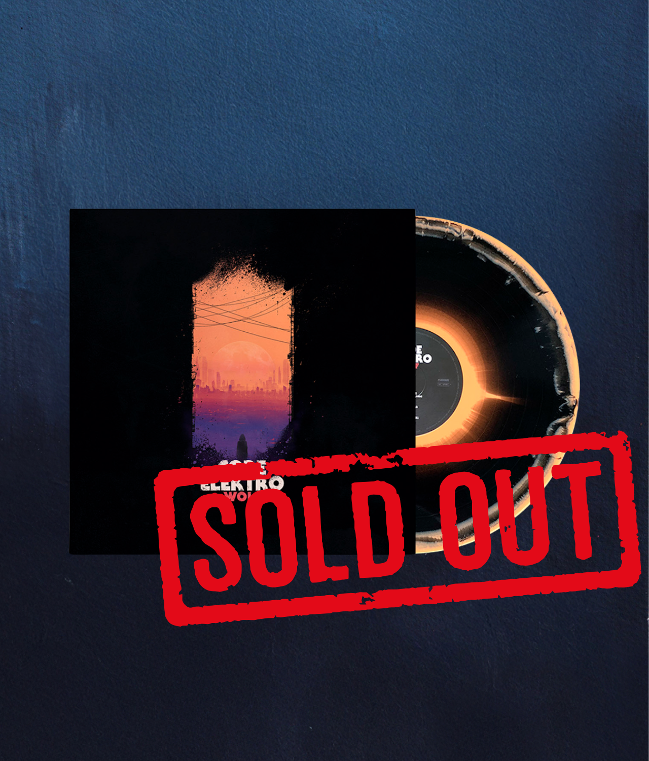 Wolf - Black and yellow - SOLD OUT